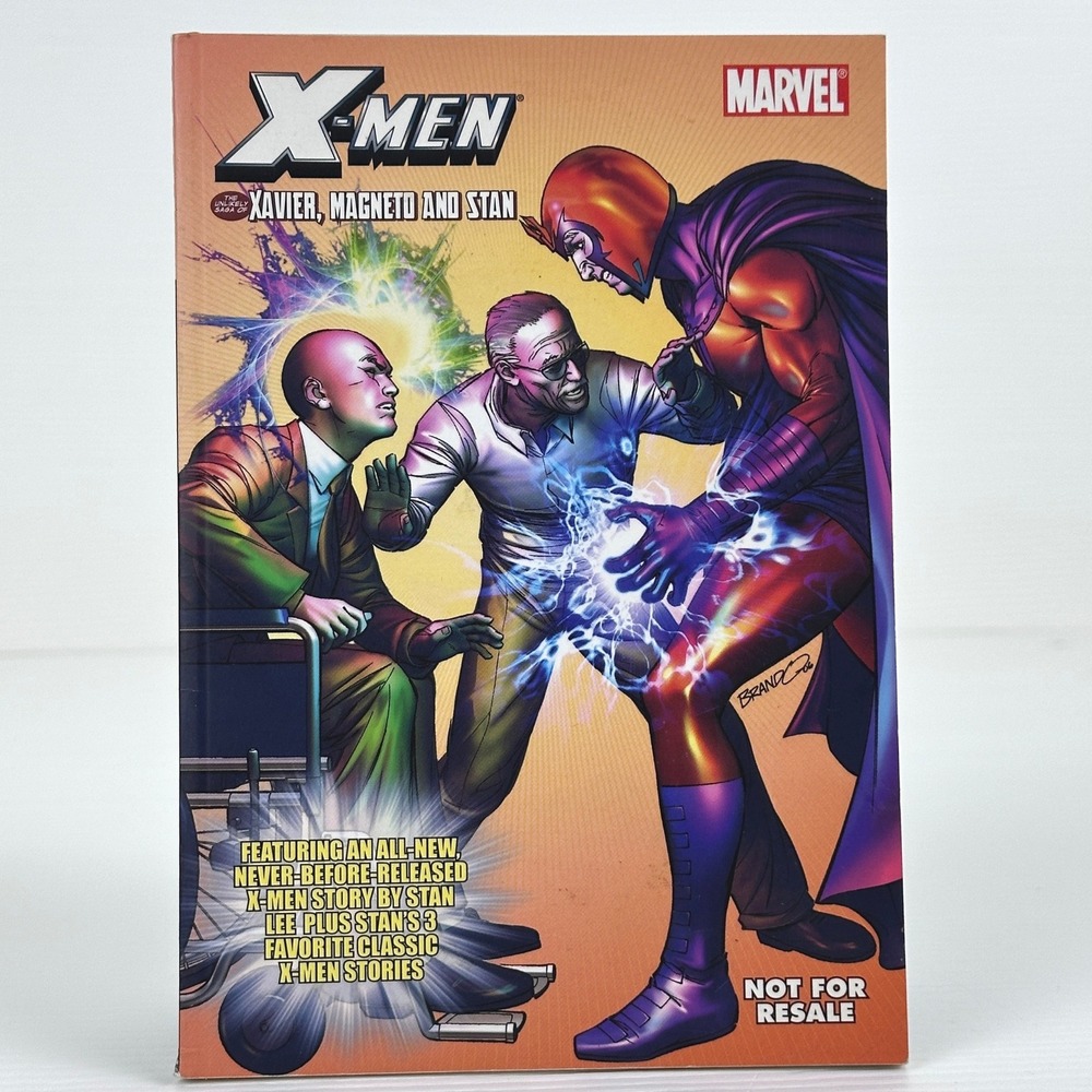Marvel X-Men Xavier Magneto and Stan Lee Unlikely Saga Not For Resale Promo